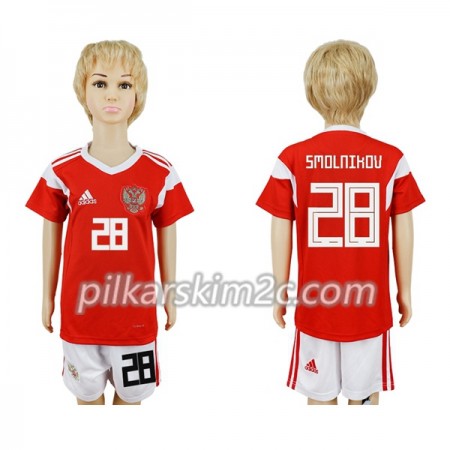 Koszulka Rosja Smolnikov 28 Dziecięca Główna Mistrzostwa Świata 2018 - Koszulki Piłkarskie